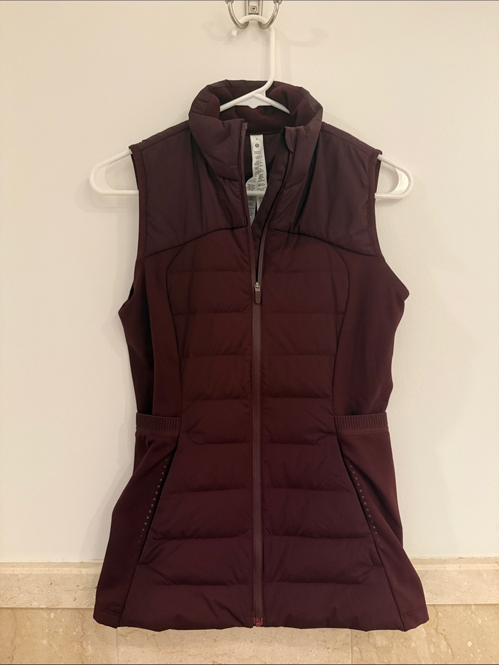 lululemon athletica Women's Quilted Burgundy Vest